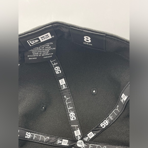 Arizona Diamondbacks New Era 2017 59FIFTY Fitted Hat Snake Black Red Size 8 NEW - Picture 7 of 8